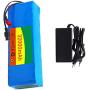 Multinn 48V 32000mAh Rechargeable E-Bike Lithium-Ion Battery Pack, with Charger + Built-in BMS, Electric Bicycle/Scooter Motor Replacement Battery