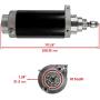 Caltric Compatible with Starter Mariner 75 75Hp 75El 75Elhpto 1984-1985 1989-1999