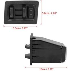 X AUTOHAUX Interior Trailer Brake Controller Module for Ford F-150 2015-2020 JL3Z2C006AA FL3Z-19H332-AA JL3Z-19H332-AA