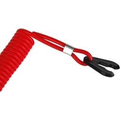 STONCEL Safety Boat Motor Outboard Kill Switch Key Lanyard Ignition Red