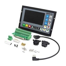 DDCSV3.1 Offline Controller 4 Axis 500kHz CNC Offline Motion Control and 100PPR MPG Hand Wheel with Emergency Stop Switch for Stepper Motor Servo Motor
