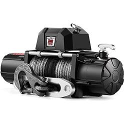 ZEAK 10000lb. Electric Truck Winch Synthetic Rope 12V, for SUV Trailers Offroad, Waterproof, Wireless Remote