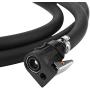 Marine Fuel Line Assembly, Yctze Marine Johnson 3/8in Boat Motor Fuel Gas Hose Line Assembly Primer Bulb Connector Black Primer Bulb Connector Johnson Gas Lineboat