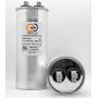 GEDIZA 80 uF 80 MFD ±5% 370/440V Dual Run Round Capacitor for HEVAC, A/C for Condenser Straight Cool or AC Motor and Fan Starting or Heat Pump A/C, Pool Pumps. Model CBB65. Guaranteed to Last 5 Years