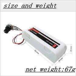 DC6V-30V Stepless Speed Regulator Fan Controller Temperature Adjustment Switch