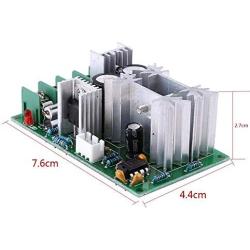 20A DC 10-60V Adjustable Voltage Regulator 1200W PWM Motor Speed Regulator Controller Switch by Current Adjustment