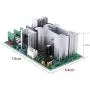 Régulateur de Tension DC 20A 10-60V Ajustable, Contrôleur de Vitesse PWM 1200W pour Moteur par Ajustement du Courant Régulateur de Tension DC 20A 10-60V Ajustable, Contrôleur de Vitesse PWM 1200W pour Moteur par Ajustement du Courant