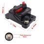 70 Amp Breaker,12V- 48V DC 70A Circuit Breaker with Manual Reset Fuse for Trolling Motor Rv Marine Boat Vehicles System Protection Waterproof (70A)