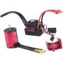 Vehicles-OCS 3650 Sensorless BRUSHLESS 2300KV Waterproof Motor & 45A ESC with RC Heatsink Cover Combo Set for 1:10 RC Cars