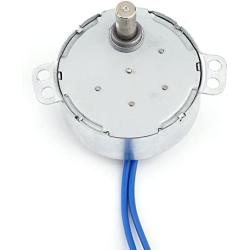 Synchronous Synchron Motor 50/60Hz AC 100-127V CCW/CW 4W Geared Motor 0.8-1RPM / 2.5-3RPM / 10-12RPM / 15-18RPM (0.8-1RPM)