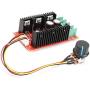 Stayhome 1pcs 9-50V PWM HOO DC Motor Speed Controller Adjustable Variable Speed Switch 12V 24V 36V 48V 40A 2000W
