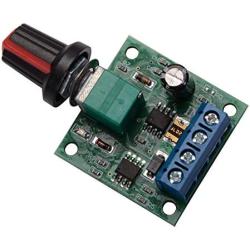 CHENBO 3Pcs DC 1.8V 3V 5V 6V 12V 2A PWM Motor Speed Controller Low Voltage Motor Speed Control Switch 1803BK PWM Adjustable Drive Module