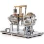 Sunnytech Hot Air Stirling Engine Motor Spark Gap Tesla Coil Artificial Lightning Generator SC02M-WH12