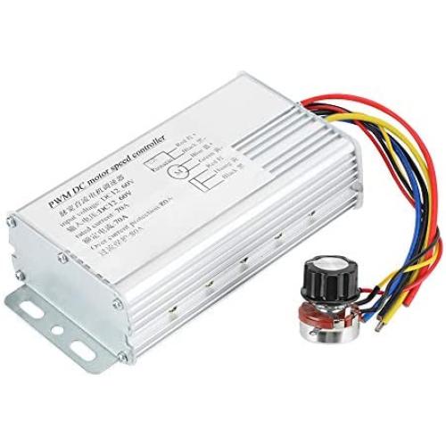 12V-60V 70A DC PWM Motor Speed Controller High Power Speed Control Driver Switch