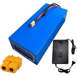Wnicek 72V 20AH 30AH 40AH Lithium Battery Pack with BMS + Charger for Electric Motorcycle Electric Cars Electric Scooter Electric Bicycles Suitable for 1500W-2800W Motor