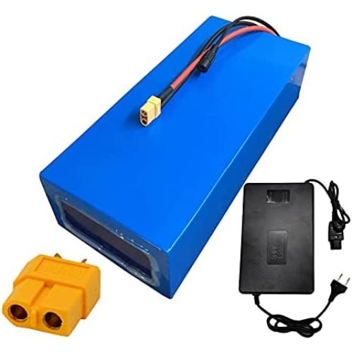 Wnicek 72V 20AH 30AH 40AH Lithium Battery Pack with BMS + Charger for Electric Motorcycle Electric Cars Electric Scooter Electric Bicycles Suitable for 1500W-2800W Motor