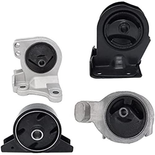 ENA Engine Motor and Trans Mount Set of 4 Compatible with Mitsubishi Dodge 1999 2000 2001 2002 2003 2004 2005 Stratus Coupe 2.4L Automatic Trans Replacement for A6699 A4621 A4612 A4602