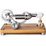 Sunnytech Hot Air Stirling Engine Model Educational Toy Electricity M14-03-S-SC02M