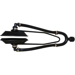 Attwood 16208-7 Universal Outboard Dual Water Feed Motor Flusher, Rectangular
