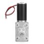 Geare Motor, 24V High Torsion  Reversible Worm Gear Motor Speed Reduce Electric Gearbox Motor 8mm Shaft Speed Reduce Motor for Smart Devices,Curtain Machines,etc(10RPM)