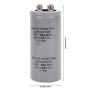 CD60 600MFD 125VAC Motor Starting Running Capacitor Water Pump Capacitor Pump Control Box 43x102mm