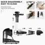 Juicer Machines,Slow Masticating Juicer Extractor Machines Easy to Clean,Cold Press Juicer with Quiet Motor and Reverse Function,Two Speed Modes,for Vegetable and Fruit