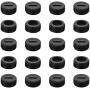 Heyiarbeit Carbon Brush Holder Caps 13mm O.D. 5.7mm Thickness Electric Motor Brush Cover Plastic Fitting Thread Black 20pcs