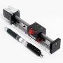 FUYU FSL30 Mini Linear Stage Small Slide Guide CNC Screw Lead Motion Table Motorized Nema 14 Stepper Motor[200mm Stroke]