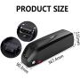 Jieoto Ebike Battery 48V 8AH 10AH 12.5AH 15AH 17.5AH Electric Bike Battery with 2A Charger for 200W 500W 750W 1000W Bike Motor, Lithium ion Batteries Pack