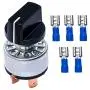 Taiss Stepper Motor Driver Microstep Driver DM542 CNC Stepper Driver Controller + Rotary Switch 12A 250V/16A 125V 4 Position 3 Speed Universal Metal Latching Fan Heater Speed Selector Switch