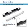 weyleity Stainless Steel Outboard Motor Lock | Hi-Security Outboard Motor Lock | Heavy Duty Brass Lock Outboard Engine Lock with Key