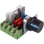 2000W AC SCR Motor Speed Controller Electric Voltage Regulator 0-220V 25A Adjustable Speed Controller