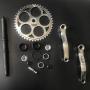 CDHPOWER 36T Wide Crank Assembly-3pcs,for 2-Stroke and 4-Stroke Motor Gas Motorized Bicycle 48cc/66cc/80cc