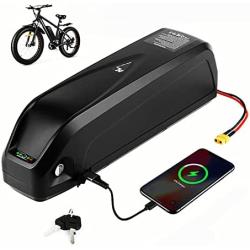 Jieoto E-Bike Pedelec Battery 36V 8AH 10AH 12.5AH 15AH 18AH 21AH, E-Bike Battery with USB Port BMS Protection Board Suitable and 2A Charger, for 250W~1000W Electric Lithium Bike Battery Motors