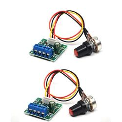 2PCS DC 1.8-15V 2A Mini PWM Motor Speed Controller 1.8V 3V 5V 6V 7.2V 12V 30W Low Voltage Motor Adjustable Actuator Switch with Speed Control
