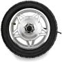 L-faster 12 Inch 250W Hub Motor Front Drive Wheel with Tire Throttle Grip Brushless Controller for Electric Bike Scooter Bicycle with The tire
