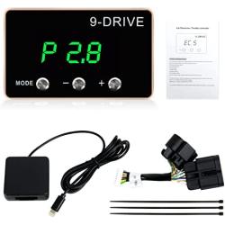 Throttle Response Controller Compatible with Chevy Silverado Suburban 1500 2500hd 3500hd GMC Yukon XL Sierra 1500 2500hd 3500hd Hummer H2 LandRover Defender Electronic Racing Accelerator 9 Drive Modes