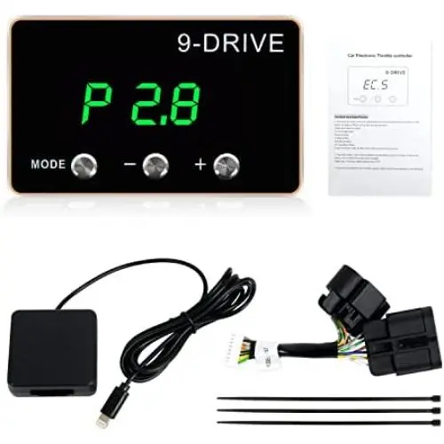 Throttle Response Controller Compatible with Chevy Silverado Suburban 1500 2500hd 3500hd GMC Yukon XL Sierra 1500 2500hd 3500hd Hummer H2 LandRover Defender Electronic Racing Accelerator 9 Drive Modes