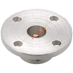 uxcell 8mm Inner Dia H13*D16 Rigid Flange Coupling Motor Guide Shaft Coupler Motor Connector Silver Tone for DIY Parts