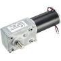 sourcing map 25RPM DC 24V Motor 8mm Dia Shaft Gearbox Electric Geared Motor with 2 Wire