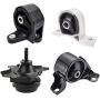 Engine Motor Mount Compatible with Fits 2001 2002 2003 2004 2005 Honda Civic 1.7L 4 Pcs A4511 A6588 A6591 A6595