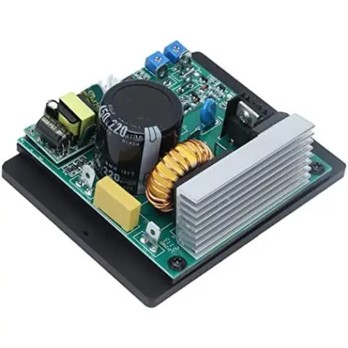 BTER Lathe Control Board, AC110/240 Mini Universal Electronic Motor Circuit Boards with Overload Protection, Replacement Easy to Install Lathe Speed Controller for Househould DC 0-180V Output