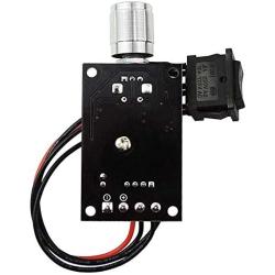 Jinchao-Dc Motor Speed Regulator PWM Motor, 6/12/24V DC Motor, Speed Controller Switch 3A Current Regulator Normal-Reverse Switch, Easy to Install