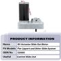 132682, RV Actuator Slide Out Motor Compatible with Lippert Through Frame Slide-Out System, Slide Motor Replacement Assembly | 18:1 Gear Ratio, 12VDC, Replaces# Rp-785615, 168956, 295380, M-8910