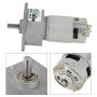 DC 12V/24V 35W Micro-Reduction Gear Motor Metal Gear Motor Speed Adjustable CW/CCW Suitable for Office, Home Automation, Production Renovation, Safety Equipment(12v30 Turn)