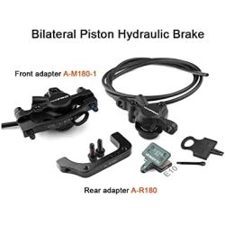 Bibike Tektro eBike Hydraulic Disc Brake Electric Induction Control System with 2Pcs 160/180mm Rotor