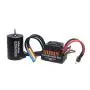 B3650 Upgrade Waterproof 4300KV Sensorless Brushless Motor with 60A ESC Electronic Speed Controller Combo Set for 1/10 RC Car, Mutiple Protection Features, 4 Pole 12 Slot High-torque, Bulit-in 5.8V/3A