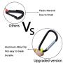 8M0092850 Boat Kill Switch Lanyard Replacement for Mercruiser Marine Boat Emergency Stop Switch Safety Lanyard Cord 49 Inch/125 Long -Replace 15920T54 15920A54 (Aluminum Alloy Clip Yellow 2Pcs)