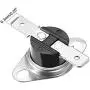 uxcell KSD301 Thermostat 85°C/185°F 10A Normally Open N.O Adjust Snap Disc Temperature Switch 2pcs