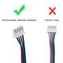 Jusnboir 3D Printer Stepper Motor Cable XH2.54 Terminal line 42 Stepper Motor Wire XH2.54-4 Pin to PH2.0-6 Pin 1000mm Stepper Motor CableSuitable for Most Motors on The Market (cable-5pcs)